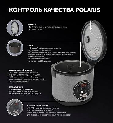 Мультиварка Polaris PMC 0365AD : характеристики, отзывы, описание на ...